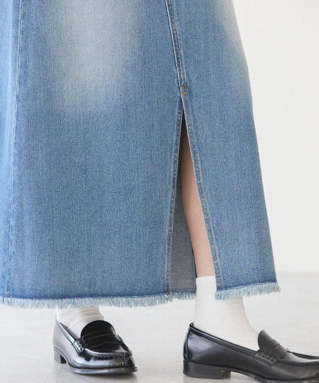 AMERICAN HOLIC デニムＡラインスカート Light Indigo