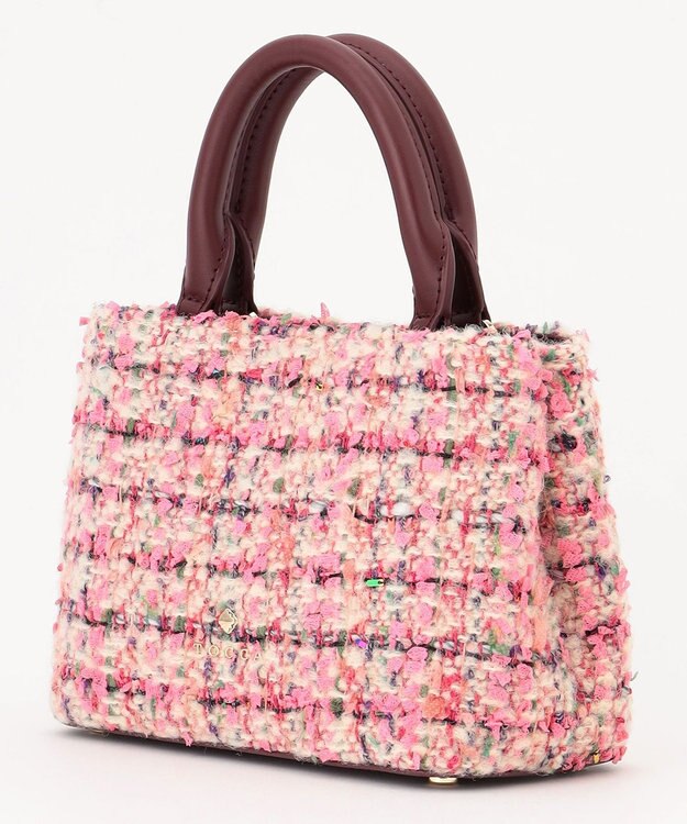 TOCCA 【ヨンア×大人百花コラボ】OPTARE BAG バッグ [コラボカラー]ピンクツイード