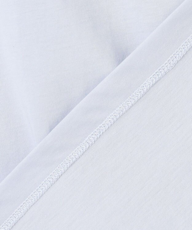 BEIGE， 【洗える】CASSIA / オリジナルロゴTシャツ Sax