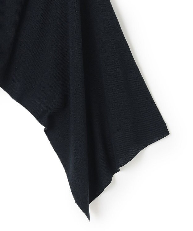 23区 ウールブレンド マルチウェイ ストールケープ ネイビー系