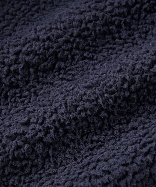 MIKI HOUSE HOT BISCUITS 【80-120cm】 フリースボンディング ダッフルコート 紺