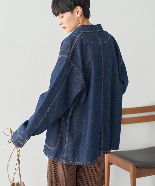 AMERICAN HOLIC デニムカバーオールジャケット One Wash