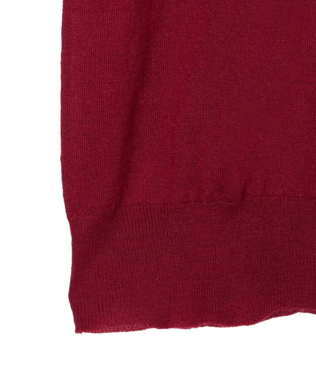 JOSEPH 【洗える】キャッシュエアー　ラウンドネックニット Ruby