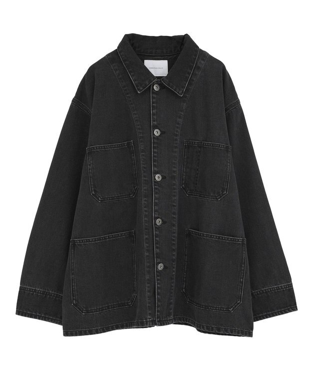 AMERICAN HOLIC デニムカバーオールジャケット Black
