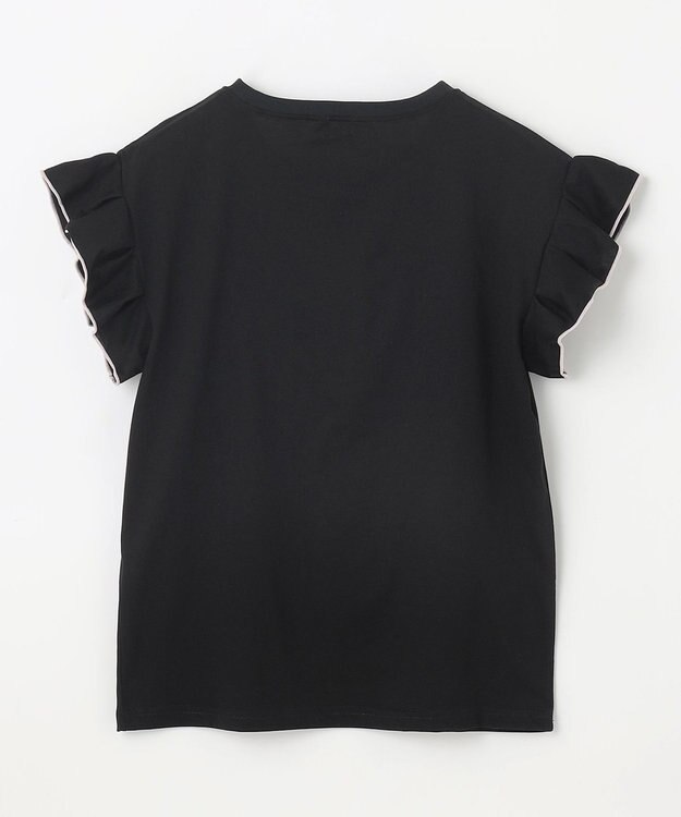 組曲 KIDS 【150-160㎝】ドットキャミ＋TシャツSET ピンク×ブラック