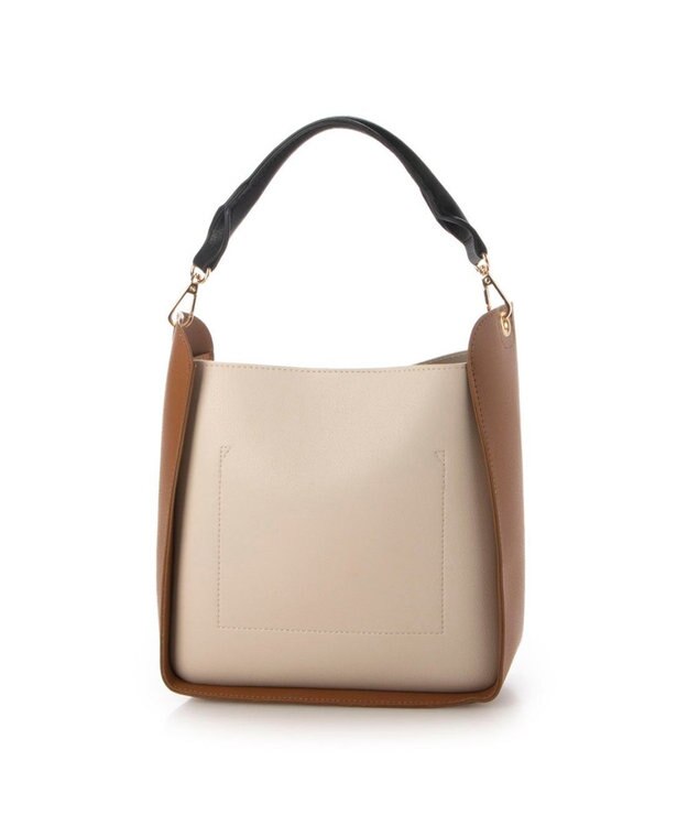 UNBILLION カシュカシュ cachecache / スマホショルダー付きラウンドショルダーバッグ アイボリーミックス