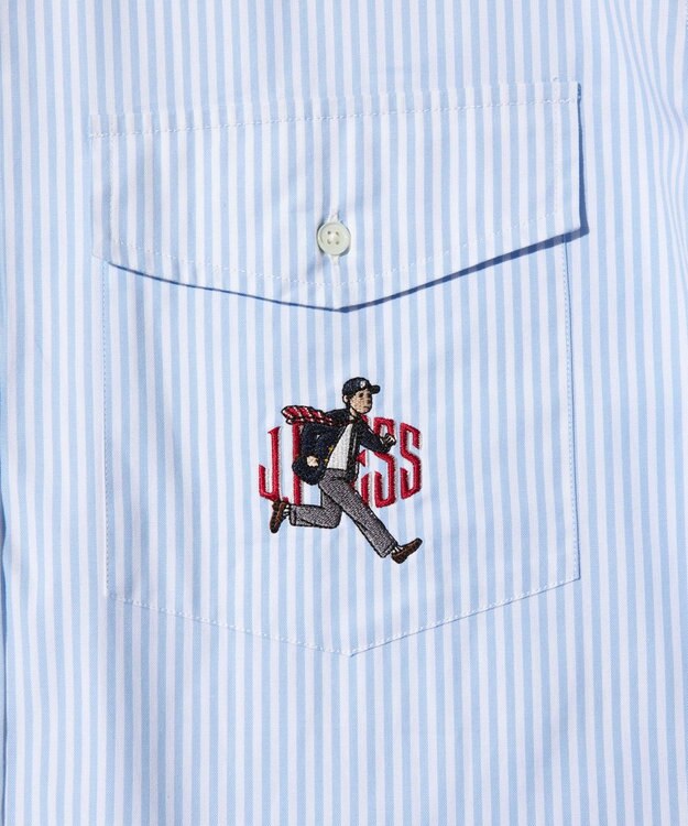 J.PRESS MEN 【AaronChang】【UNISEX】バギーフィット オックスフォードシャツ/B.D サックスブルー系1