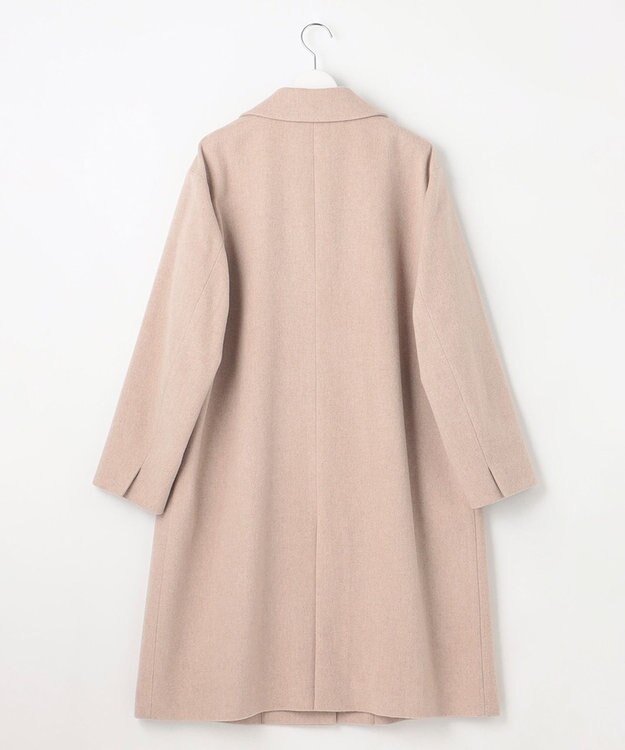 自由区 シャルムビーバーロング コート ベージュ系