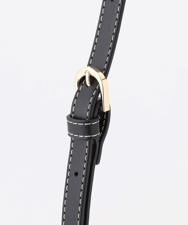 LA BAGAGERIE シャドージャカード ショルダーバッグ ブラック