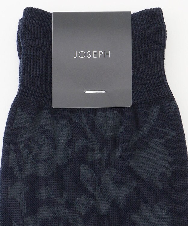 JOSEPH HOMME シャドウフラワー　ソックス ネイビー系3