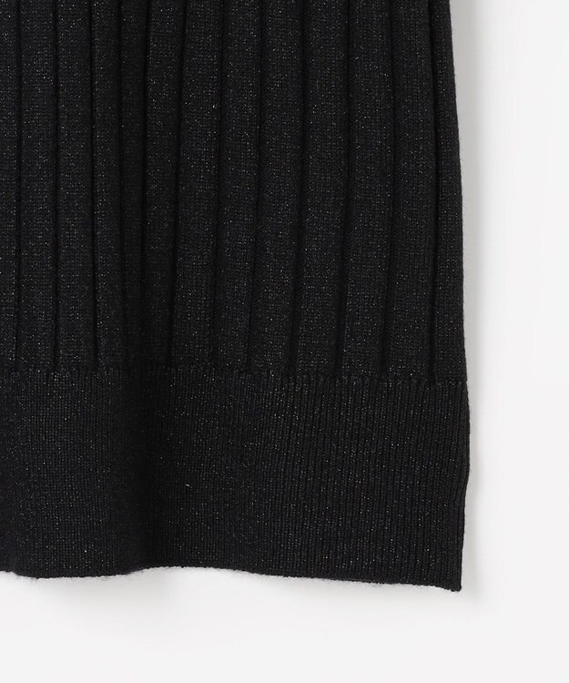 組曲 S ラメアンサンブル ニット ブラック系