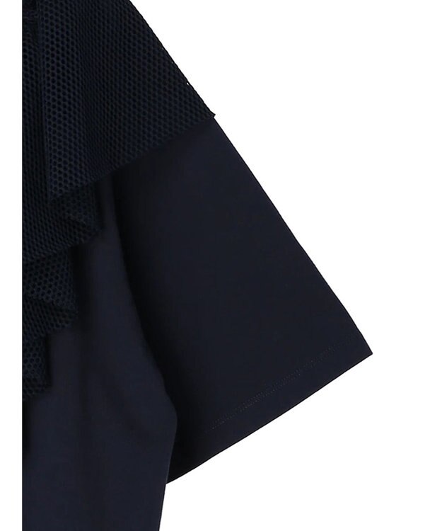 Green Parks ・ＳＵＧＡＲ　ＳＰＯＯＮ　カレッジｐｔラッフルＴシャツ Navy