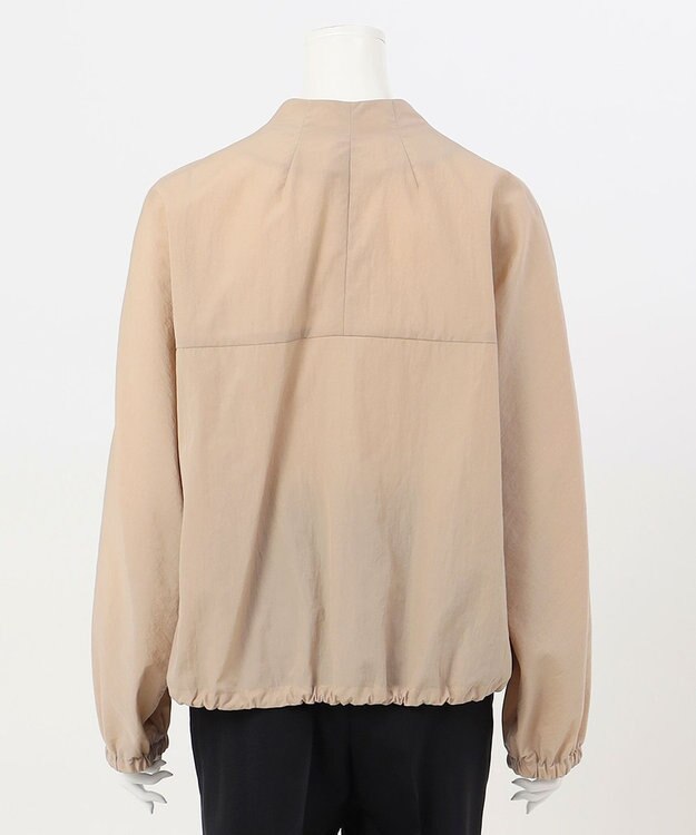 23区 L 【エステータ】エンシュクライト ジップブルゾン グレージュ系