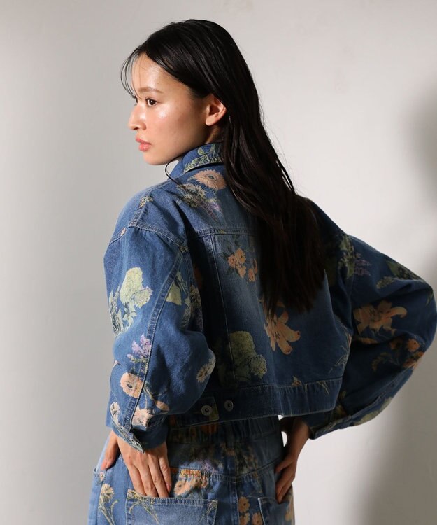 Green Parks ・ＳＵＧＡＲ　ＳＰＯＯＮ　フラワーｐｔＧジャン Indigo