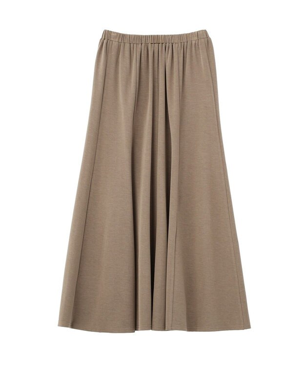 YECCA VECCA 【接触冷感】カットマーメイドスカート Dark Beige