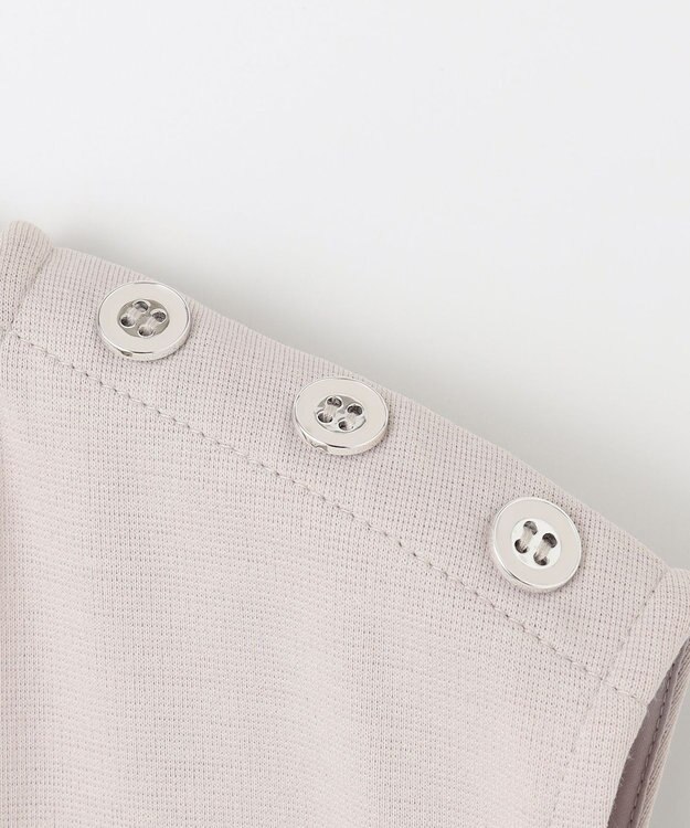 ANY SIS 【洗える】キーネック ジャンパースカート アイボリーベージュ