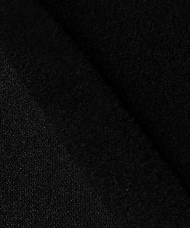 23区 【洗える】ベロアニット カーディガン ブラック系