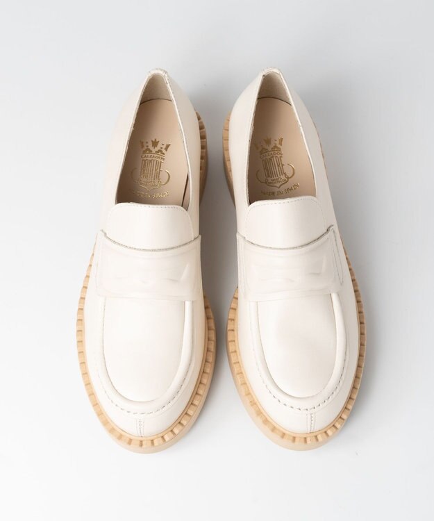 BONTRE 【BONTRE/ボントレ】パフィーベルトローファー/40751-US アイボリー