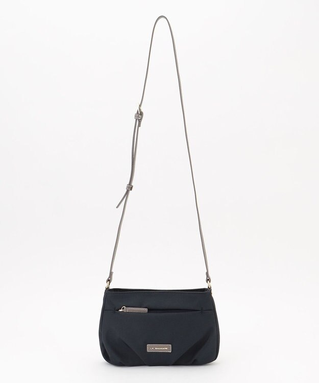 LA BAGAGERIE ポリエステルキャンバス　タックポシェット ネイビー