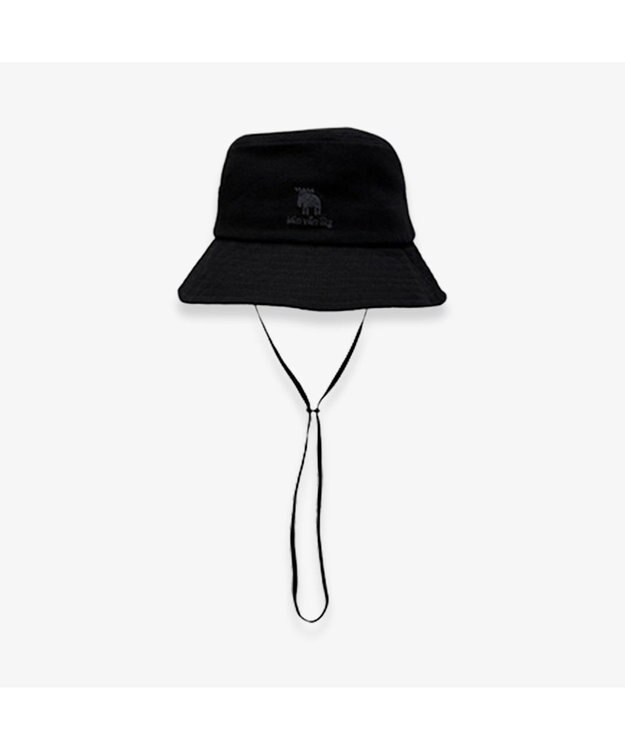 林八百吉商店 moz  綿麻ひも付きハット ブラック