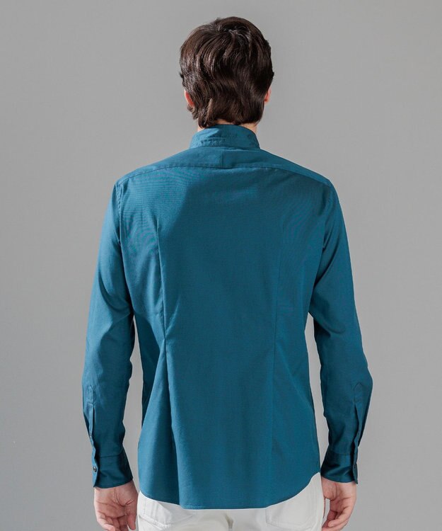 JOSEPH HOMME 80/2 オックス　ウイングカラーシャツ ダルブルー系