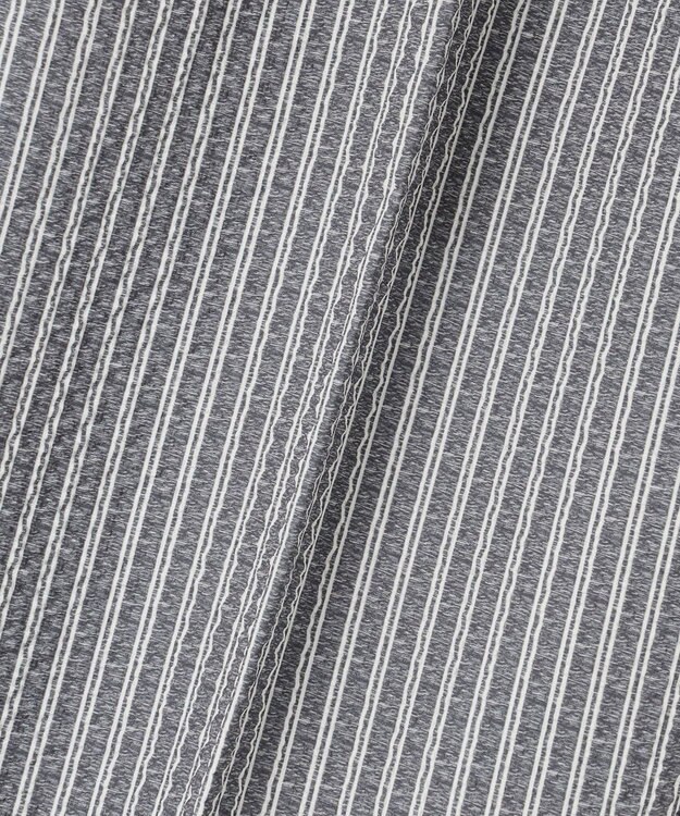 23区GOLF 【MEN】【撥水・ストレッチ】サッカーストライプ フルレングスパンツ ライトグレー系2