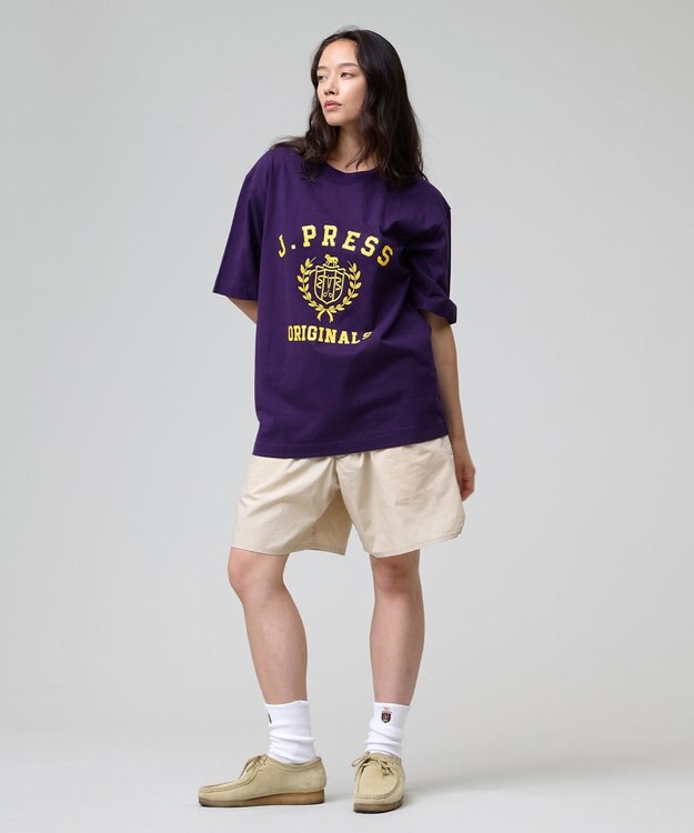 J.PRESS MEN 【J.PRESS ORIGINALS】【UNISEX】Stretch Weather Cloth Easy Shorts ベージュ系