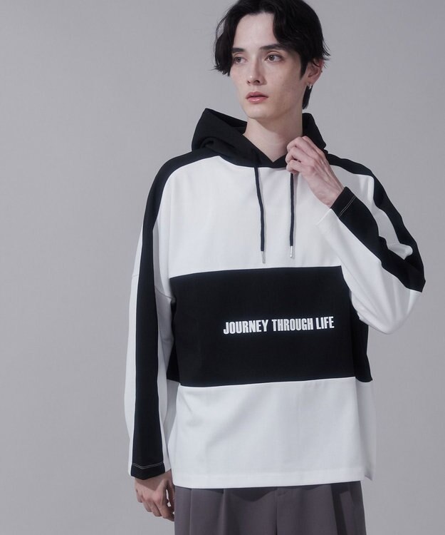 WEGO ドルマンポンチフードT（LS） ホワイト