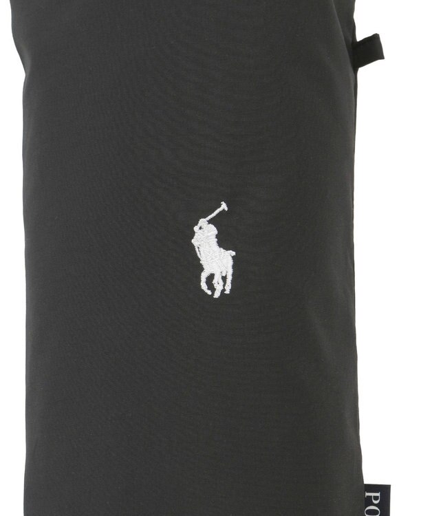MOONBAT POLO RALPH LAUREN(ポロ ラルフローレン) 【C-zeroはっ水】ポロポニー刺繍 リップハンドル付ミニ傘袋 ブラック