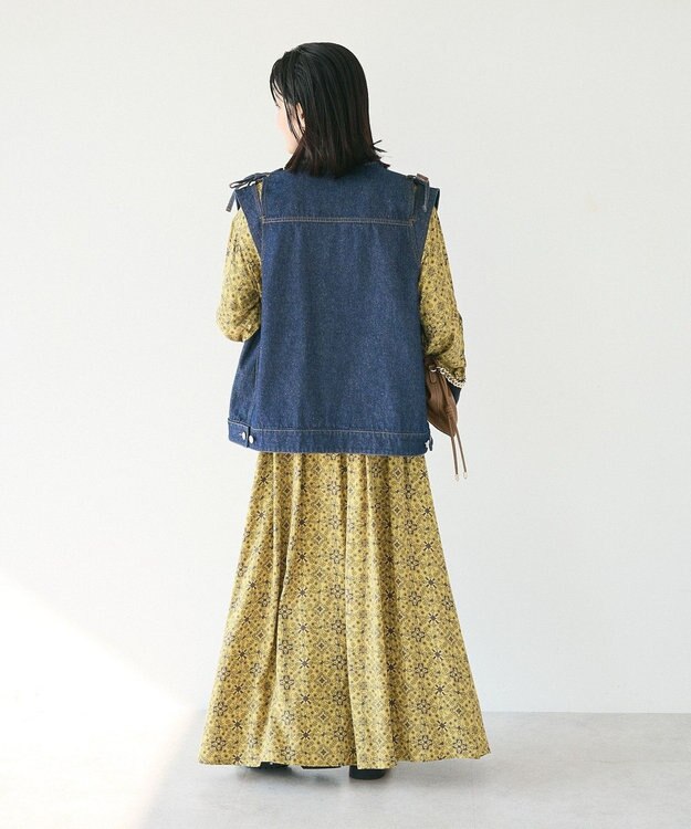 CRAFT STANDARD BOUTIQUE デニムリボンベスト Dark Indigo