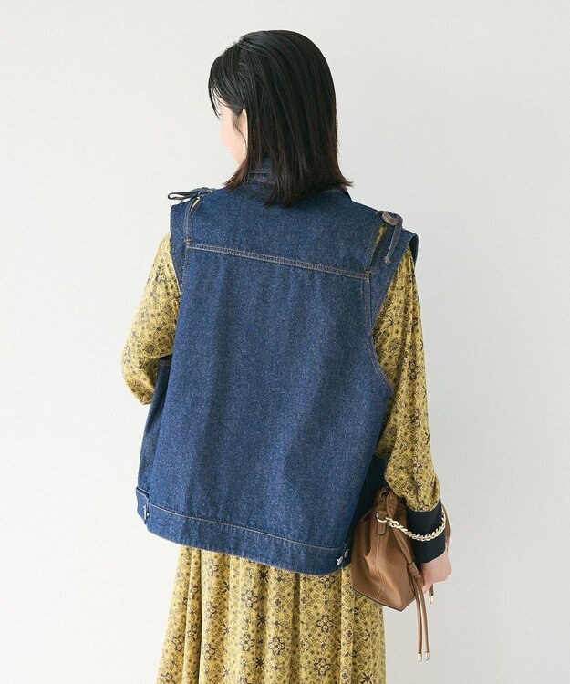 CRAFT STANDARD BOUTIQUE デニムリボンベスト Dark Indigo