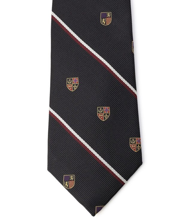 J.PRESS MEN 【VINTAGE JACQUARD COLLECTION】ロイヤルクレスト ネクタイ ブラック系7