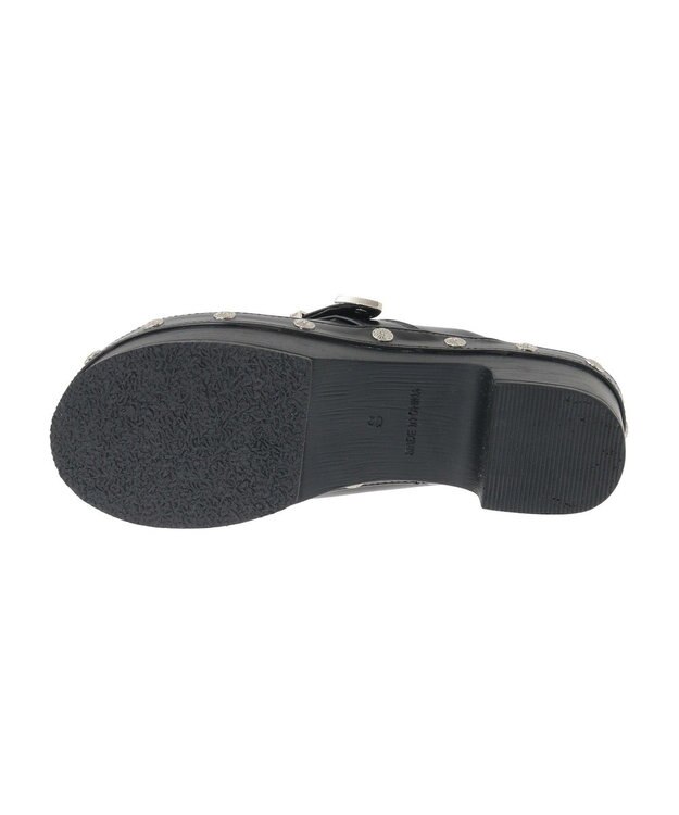 Green Parks ・ｒｉｃｈ　ｂｌｕｅ　ウェスタンクロッグ Black