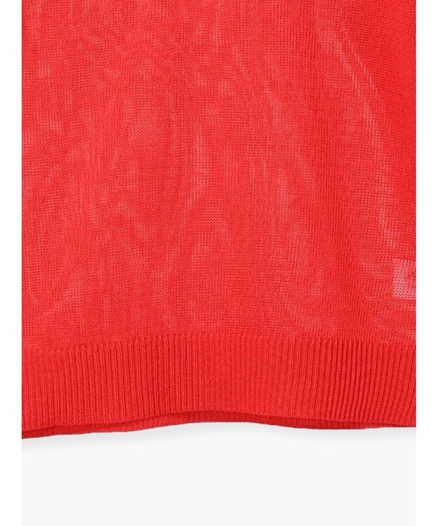 Te chichi メッシュスキッパーポロニット レッド