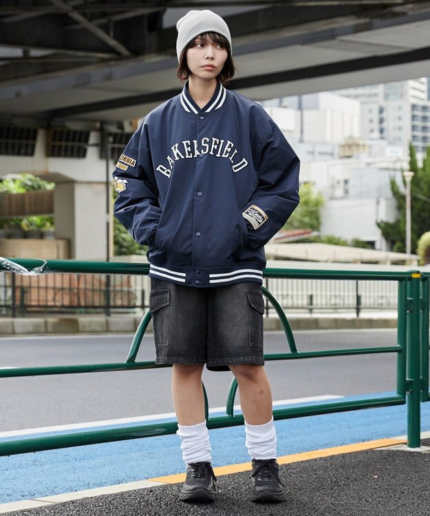 WEGO パテッドワッペンスタジャン ネイビー