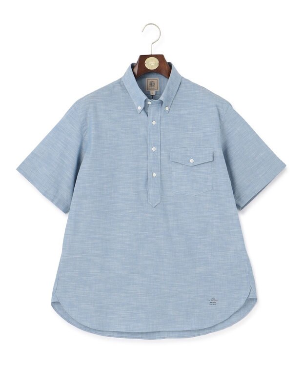 J.PRESS MEN アメリカンコットン ダンガリーシャツ サックスブルー系