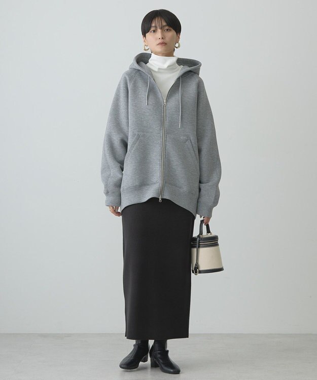 AMERICAN HOLIC ダンボールポンチＺＩＰパーカー Gray Mixture