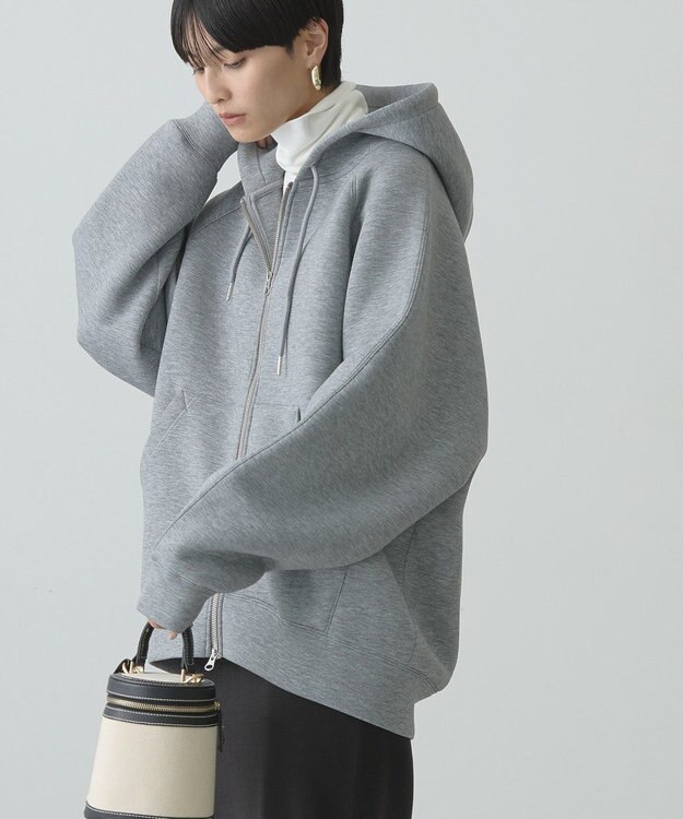 AMERICAN HOLIC ダンボールポンチＺＩＰパーカー Gray Mixture