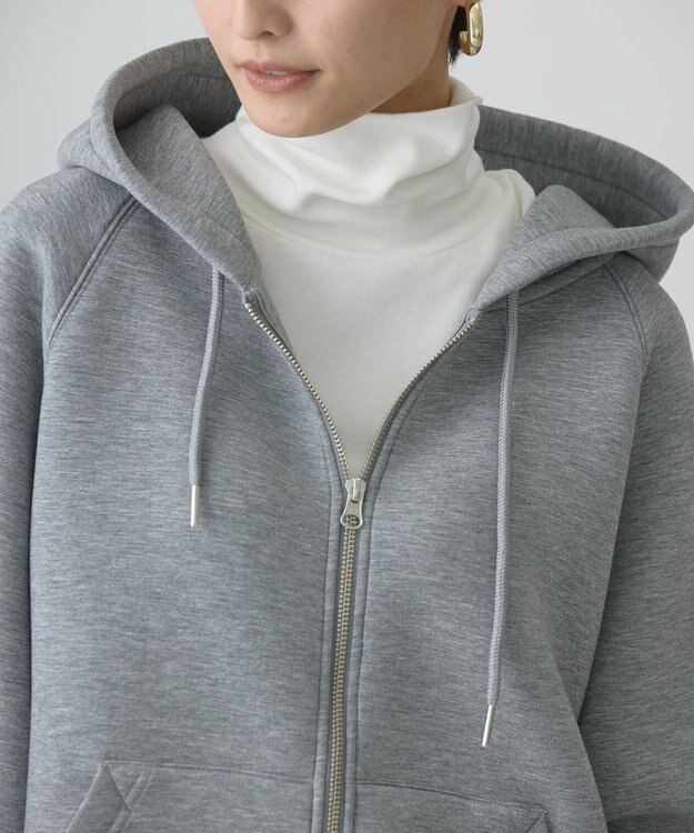 AMERICAN HOLIC ダンボールポンチＺＩＰパーカー Gray Mixture