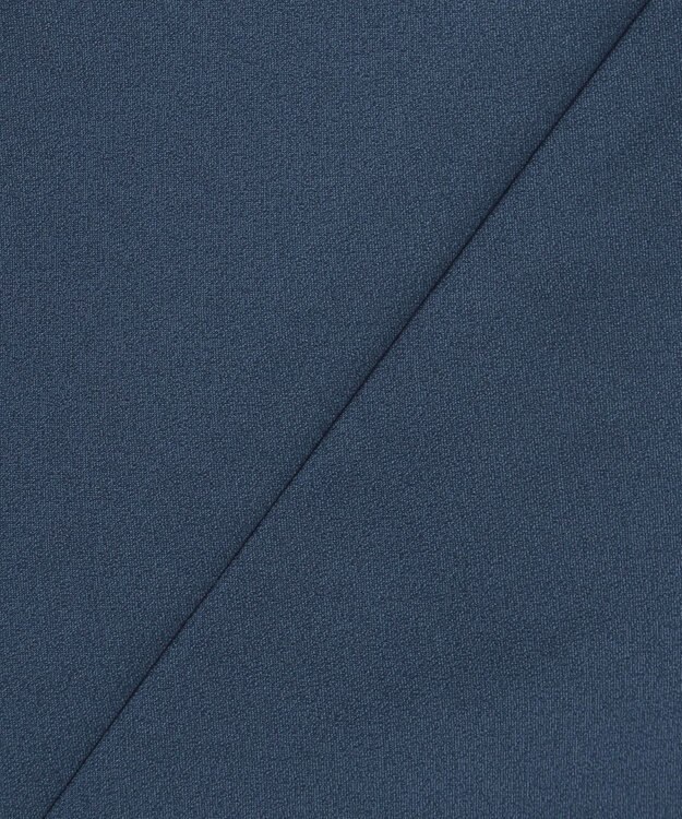 ICB 【CLASSY.掲載・裏起毛】 ウォームサテン Iラインスカート ブルーグレー系