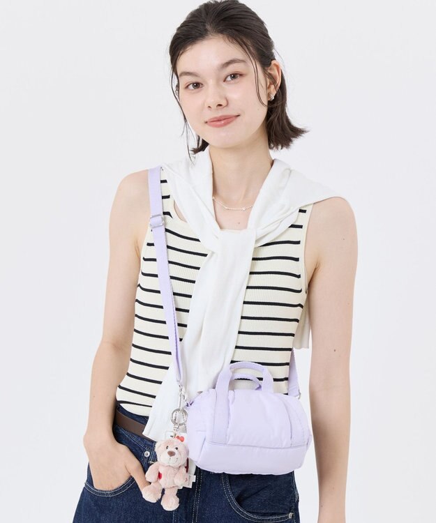 LeSportsac SHEEN MINI DUFFEL/シュガーライラック シュガーライラック