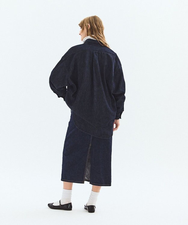 LENO DOUBLE POCKETS SHIRTS《UNISEX》デニムシャツ INDIGO