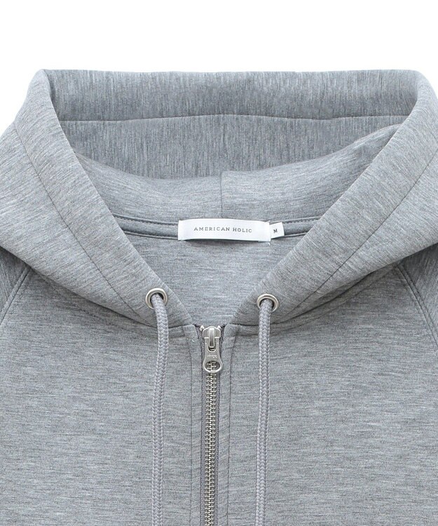 AMERICAN HOLIC ダンボールポンチＺＩＰパーカー Gray Mixture