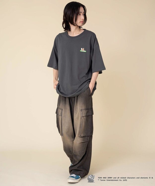 WEGO 【新柄追加/ユニセックス着用アイテム/SMLサイズ展開】TOMandJERRYグラフィックT（S） 柄12