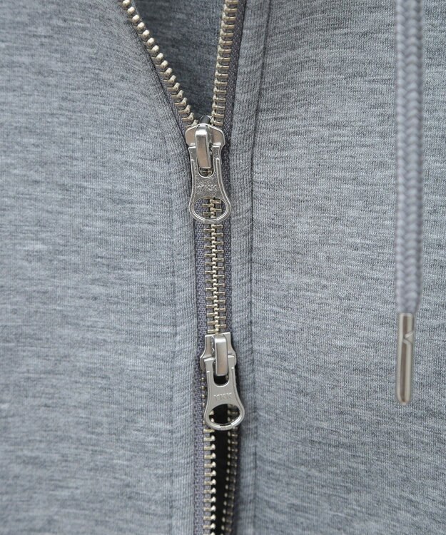 AMERICAN HOLIC ダンボールポンチＺＩＰパーカー Gray Mixture