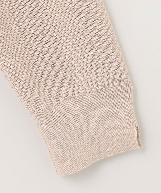 J.PRESS LADIES 【洗える】 コットンモダール カーディガン ベージュ系