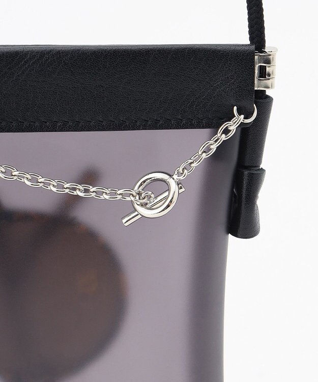 ICB ポーチ付きサングラス ブラウン系