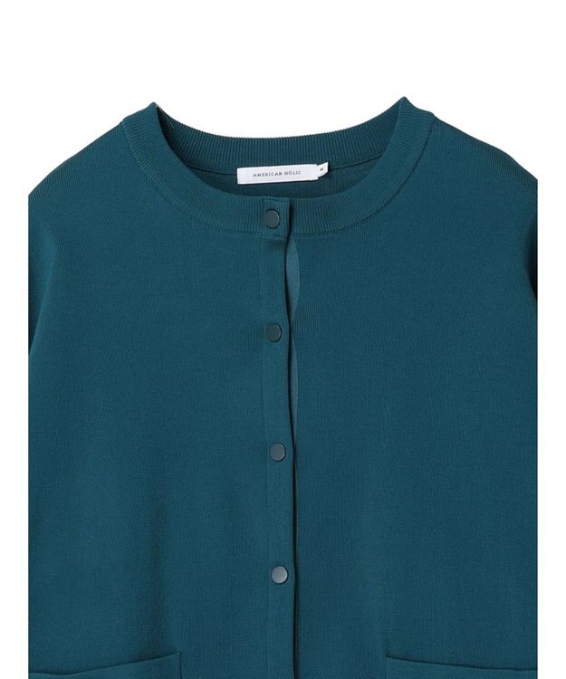 AMERICAN HOLIC エコカルットクルーネックカーディガン Green