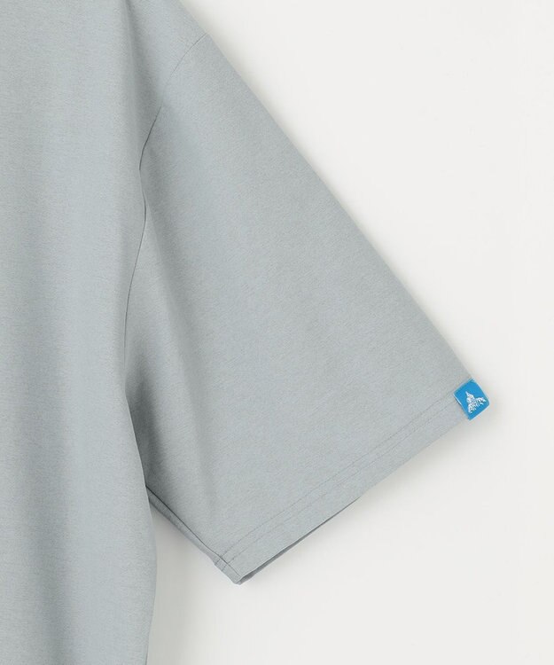 SHARE PARK LADIES 【UVカット・吸水速乾・ストレッチ・軽量 】バックプリントTシャツ ブルーグレー系