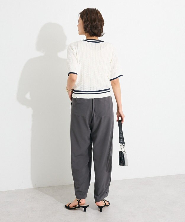 CRAFT STANDARD BOUTIQUE 別注/BHPC 刺繍ケーブル編みニット Off White